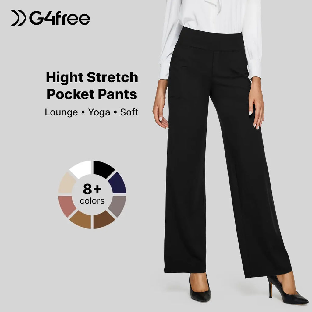 Women's High-Waist Yoga Pants with Pockets