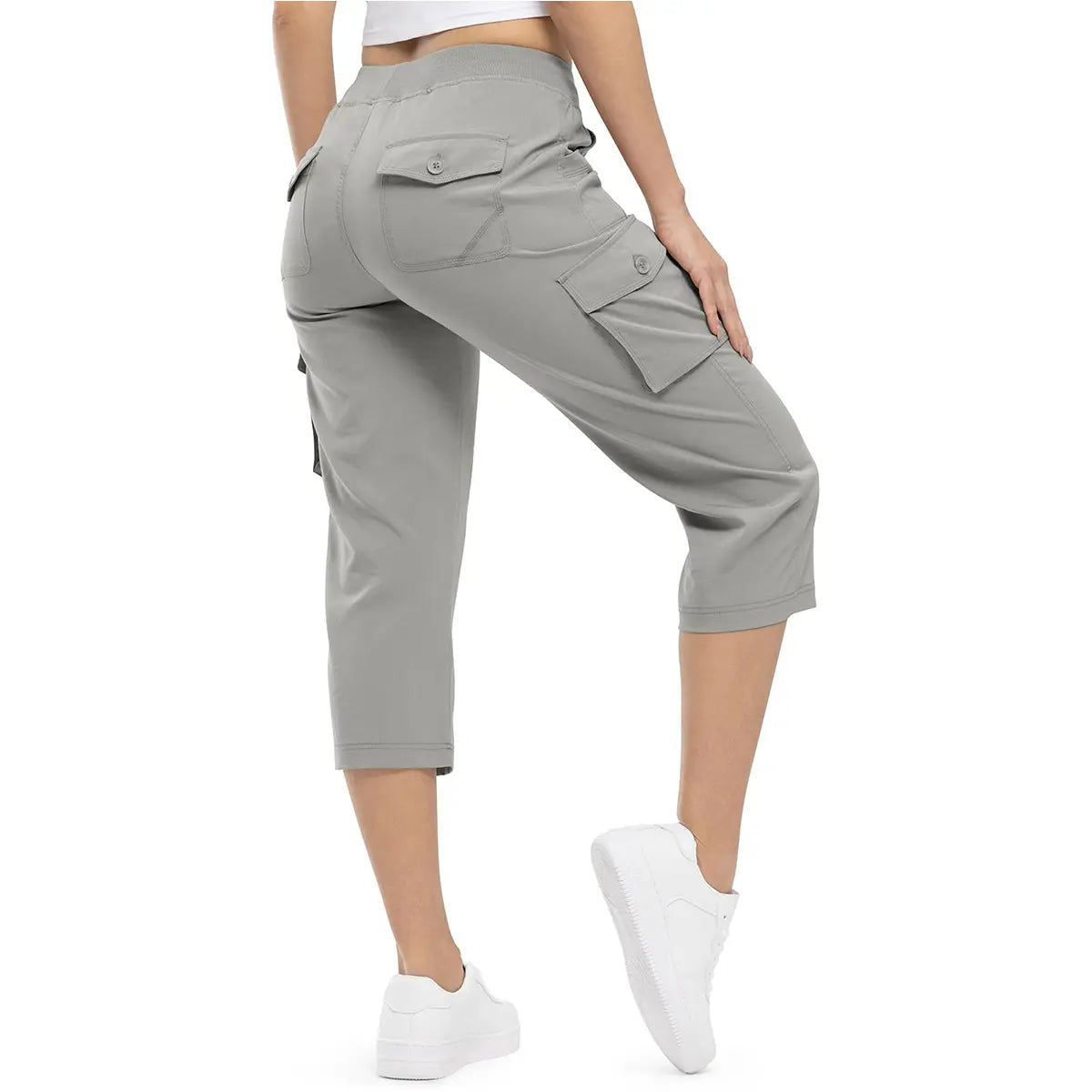 Women's Cargo Capris UP TO XXXXL Outdoor Lightweight Casual  Pants Trip Loose Shorts Summer Style Moms over 30 Comfy wear ootd Bottoms Basic Khaki  Black #outdoorfun