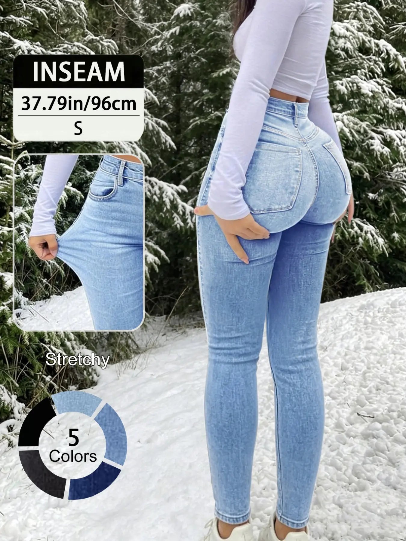 Elegant Women's Slim-Fit High Waist Long Pants for All Seasons