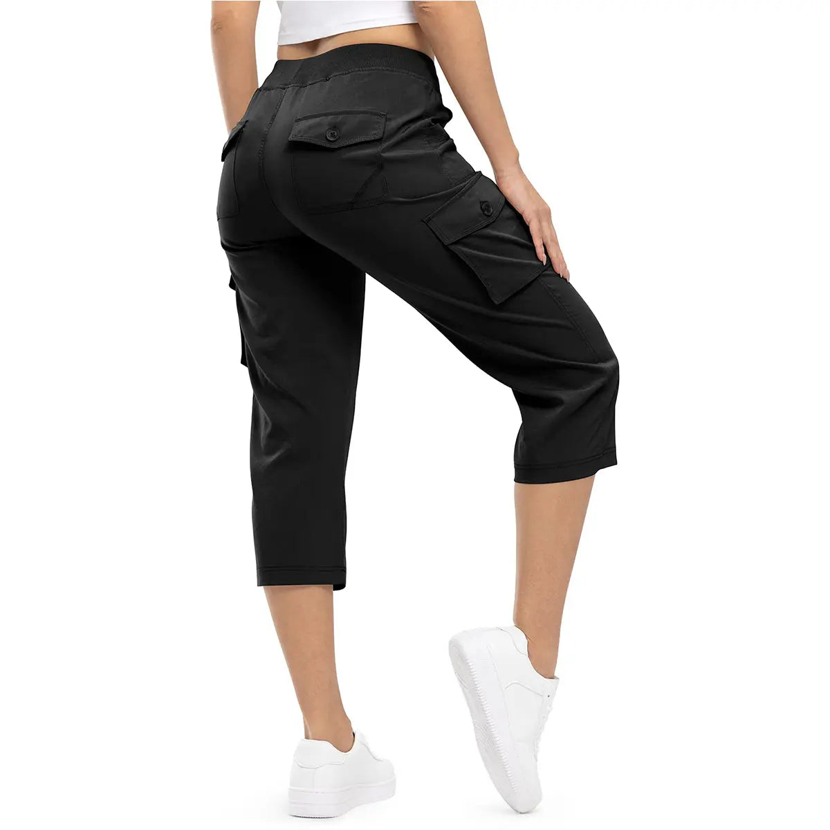 Women's Cargo Capris UP TO XXXXL Outdoor Lightweight Casual  Pants Trip Loose Shorts Summer Style Moms over 30 Comfy wear ootd Bottoms Basic Khaki  Black #outdoorfun