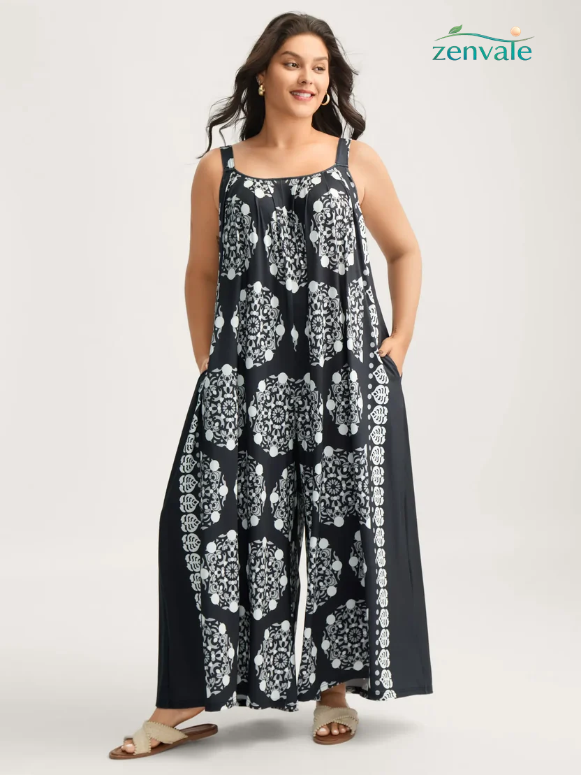 Zenvaler Sunkissed Floral Batik Maxi Dress for Women