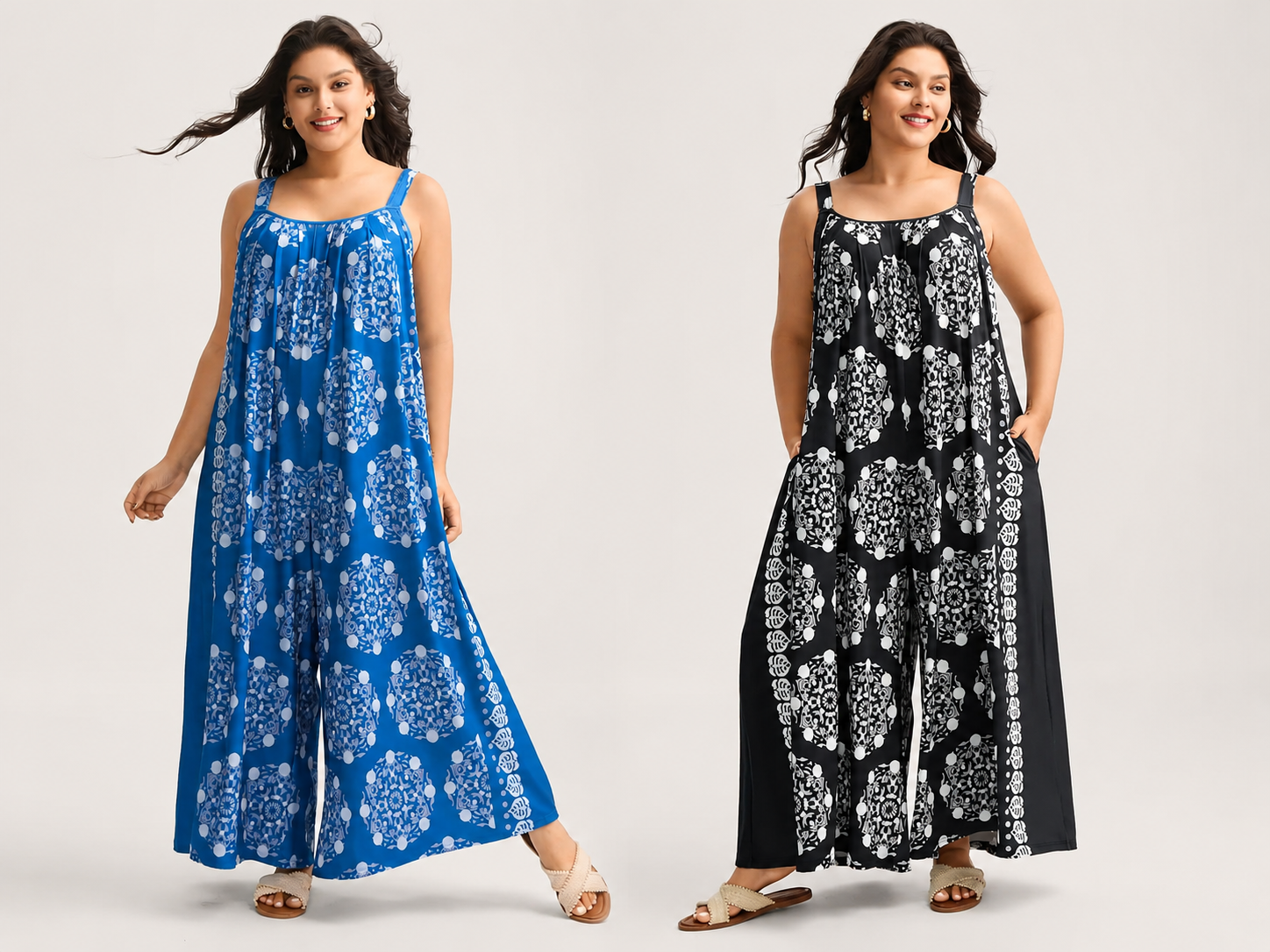 Zenvaler Sunkissed Floral Batik Maxi Dress for Women