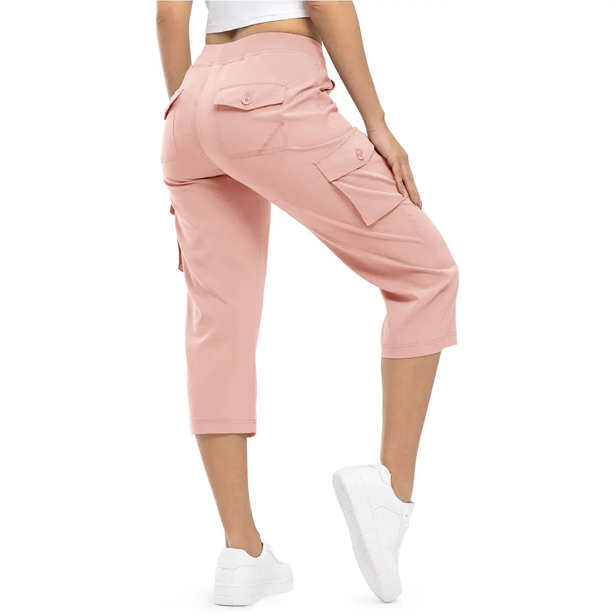 Women's Cargo Capris UP TO XXXXL Outdoor Lightweight Casual  Pants Trip Loose Shorts Summer Style Moms over 30 Comfy wear ootd Bottoms Basic Khaki  Black #outdoorfun