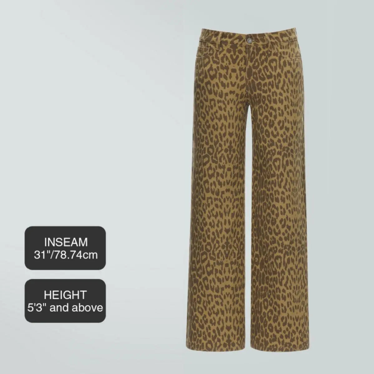 Mid-low Rise Baggy Jeans Stretchy Wide Leg for Women