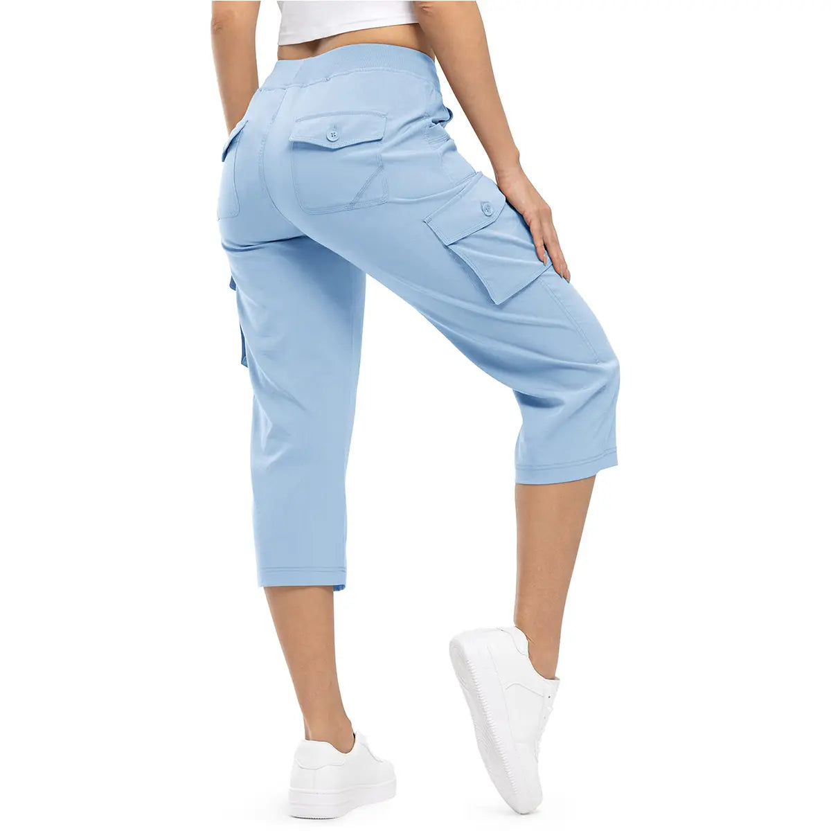 Women's Cargo Capris UP TO XXXXL Outdoor Lightweight Casual  Pants Trip Loose Shorts Summer Style Moms over 30 Comfy wear ootd Bottoms Basic Khaki  Black #outdoorfun