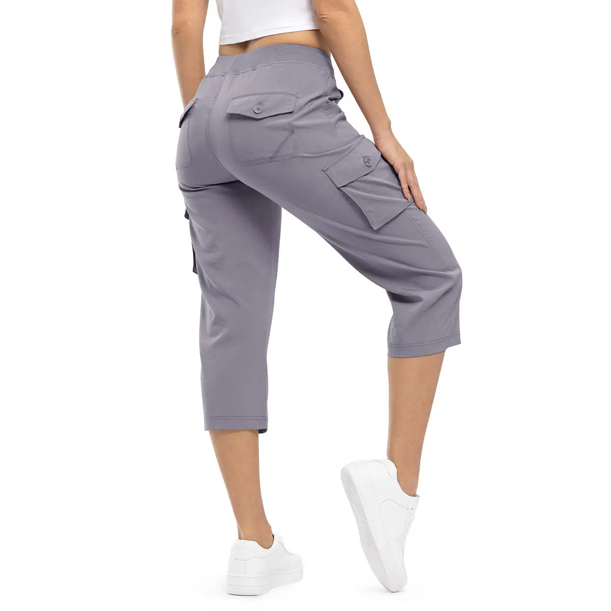Women's Cargo Capris UP TO XXXXL Outdoor Lightweight Casual  Pants Trip Loose Shorts Summer Style Moms over 30 Comfy wear ootd Bottoms Basic Khaki  Black #outdoorfun
