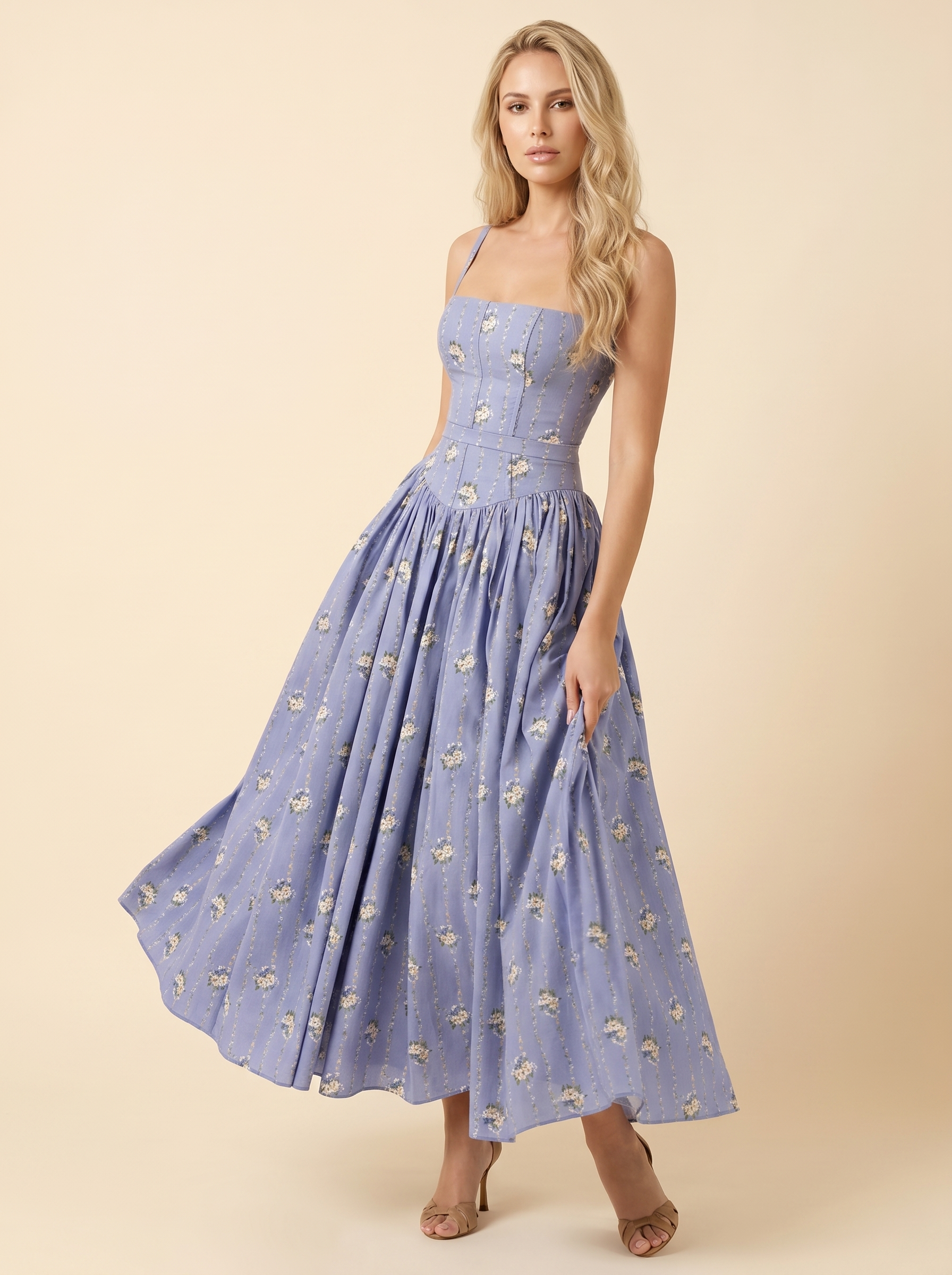 FLORAL MAXI DRESS